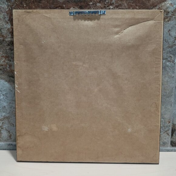 Vintage Framed Cross Stitch Fruit Basket Wall Artwork Hanging Decor - Picture 2 of 10